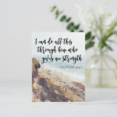 De Schrift citeert Notecard Philippians Briefkaart (Staand voorkant)