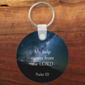 De Schrift troost Mijn hulp komt van de Heer Sleutelhanger (Voorkant)