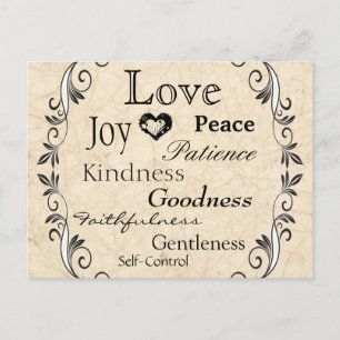 De Schrift van de liefde sparen de Datum Aankondigingskaart