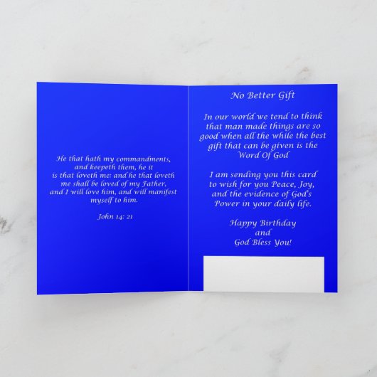 De Schriftboom - Gelukkige Verjaardag..Geen beter Kaart (Binnen)