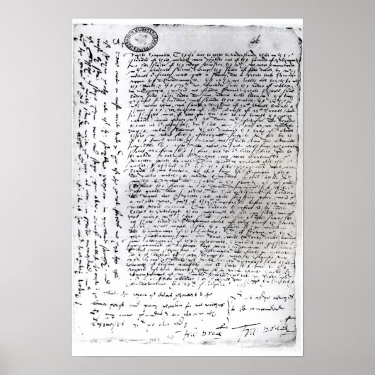 De schriftelijke berichten van Sir Francis Drake Poster (Voorkant)