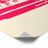 de schrijfmachine - licht poster (Hoek)