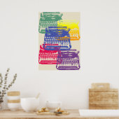 de schrijfmachine - licht poster (Keuken)