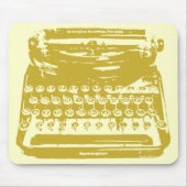 de schrijfmachine - tarwe muismat (Voorkant)