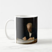 De Schrijfmeneer door Thomas Eakins Koffiemok (Links)