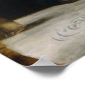 De Schrijfmeneer door Thomas Eakins Poster (Hoek)