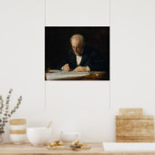 De Schrijfmeneer door Thomas Eakins Poster (Keuken)
