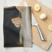 De Schrijfmeneer door Thomas Eakins Theedoek (Quarter Fold)
