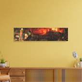 De schrijnende hel canvas afdruk (Insitu (Woonkamer))