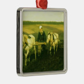 De schrijver Lev Nikolaevich Tolstoy Metalen Ornament (Rechts)