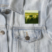 De schrijver Lev Nikolaevich Tolstoy Vierkante Button 5,1 Cm (In situ)