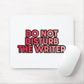 De schrijver niet storen muismat (Met muis)