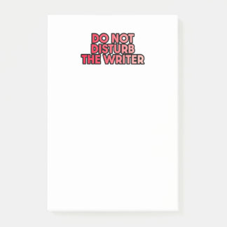 De schrijver niet storen post-it® notes