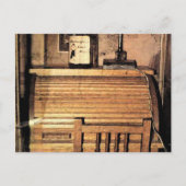 De schrijver Roll Top Desk Briefkaart (Voorkant)