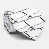 De schrijver stropdas (Opgerold)