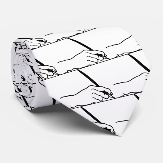 De schrijver stropdas (Opgerold)