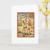 DE SCHRIJVER UIT DE KLASSIEKE OUDHEID VAN RIDDERS KAART (Gele Bloem)