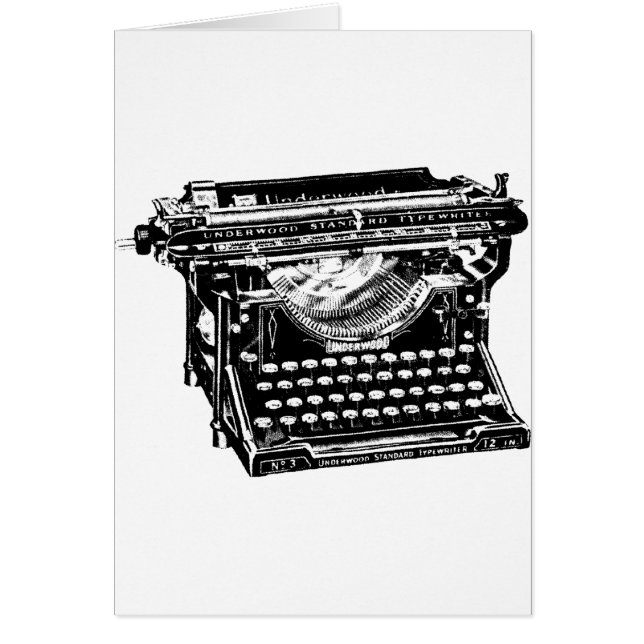 De Schrijver van de Schrijfmachine van Underwood (Voorkant)