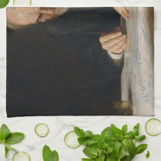 De schrijver van Thomas Eakins Theedoek (Gevouwen)