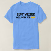 de schrijver werkt voor bier t-shirt (Design voorkant)