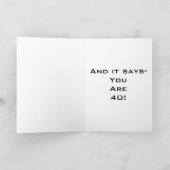 DE SCHRIJVING IS OP DE 40ste WAL Kaart (Binnen)