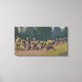 De Schroef van de Shrapnel in San Juan Hill Canvas Afdruk (Voorkant)