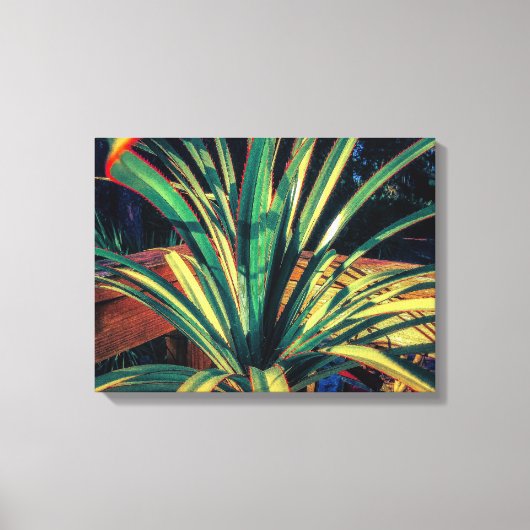 De schroefdraad heeft scherpe randen canvas afdruk (Voorkant)