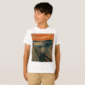 De Schuif - Edvard Munch. Kunstwerk schilderen. T-shirt (Voorkant volledig)