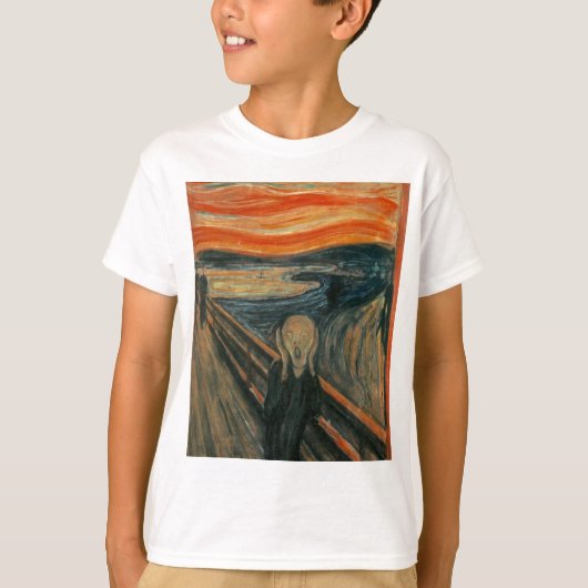 De Schuif - Edvard Munch. Kunstwerk schilderen. T-shirt (Voorkant)