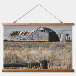 De schuilplaats van gisteren hangend wandkleed