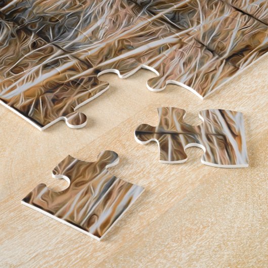 De schuilplaats van gisteren legpuzzel (Zijkant)