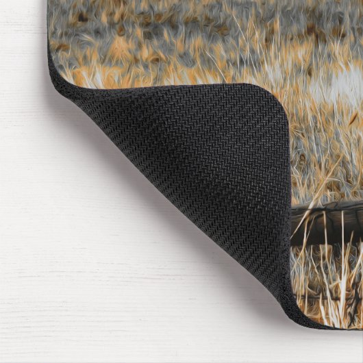 De schuilplaats van gisteren muismat (Hoek)