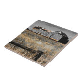 De schuilplaats van gisteren tegeltje (Zijkant)