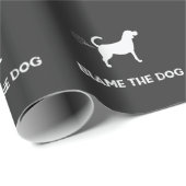 De schuld van de hond - gekweekte grappige hond va cadeaupapier (Rol Hoek)