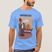 De schuld van de overlevende blauw t-shirt (Voorkant)