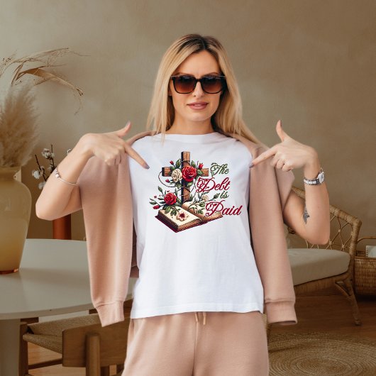 De schuld wordt betaald t-shirt