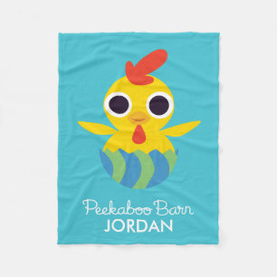 De Schuur Pasen van Peekaboo   Bandiet het Kuiken Fleece Deken