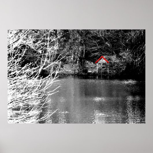 De schuur van de boot poster (Voorkant)