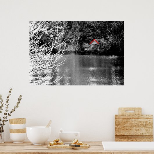 De schuur van de boot poster (Keuken)