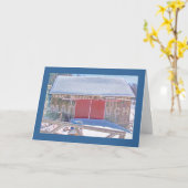 De schuur van de post "van de Zak" op de Nationale Kaart (Gele Bloem)