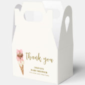 De Scoop Bow Ice Cream Baby shower Dank u Bedankdoosjes (Open)