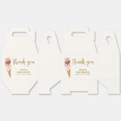 De Scoop Bow Ice Cream Baby shower Dank u Bedankdoosjes (Ongevouwen)