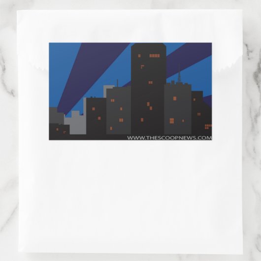 De Scoop News City sticker (Tas)