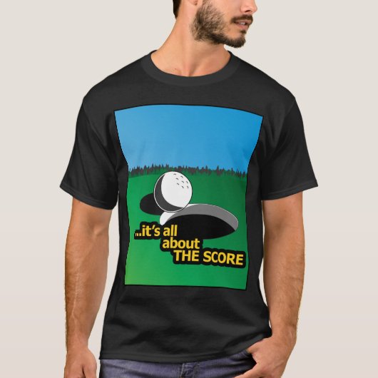 DE SCORE Black T-Shirt (Voorkant)