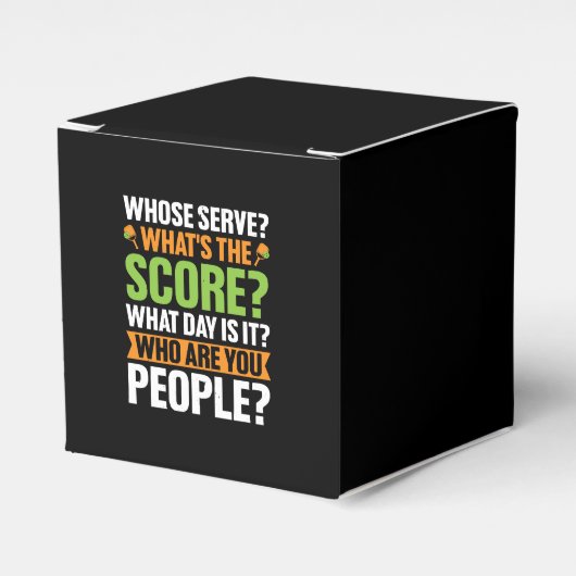 De Score Pickleball-liefhebber Bedankdoosjes (Voorkant Zijde)