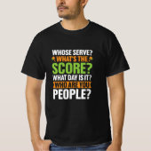 De Score Pickleball-liefhebber T-shirt (Voorkant)