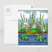 De Scorpion en de kikker Briefkaart (Voorkant / Achterkant)