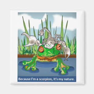 De Scorpion en de kikker Magneet