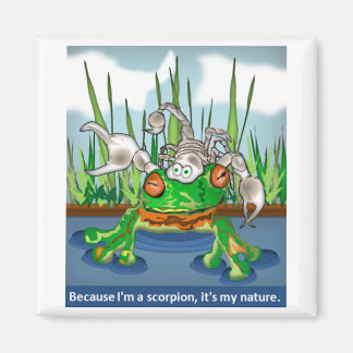 De Scorpion en de kikker Magneet