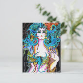 De Scorpion Woman Briefkaart (Staand voorkant)